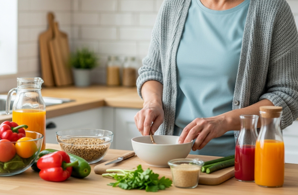 Alimentação saudável para pacientes com doenças do sangue